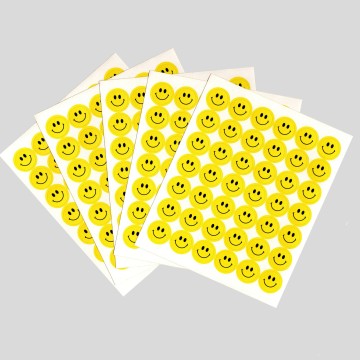 Etiquetas Autoadesivas Redondas - Smiley 15mm (210 unidades)