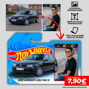 Cartão Personalizado "Not Wheels" - Exclusivo e Criativo!