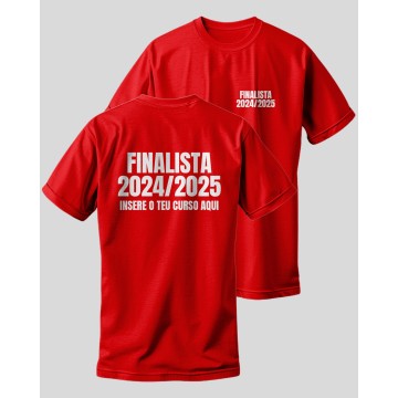 T-Shirt Finalista Personalizada – Apenas 7,90€!