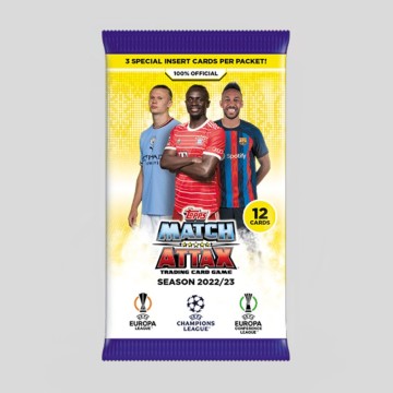 Booster Match Attax 2022/23 – Saqueta com 12 Cartas | Topps