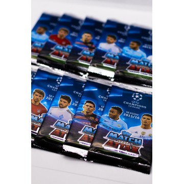 Champions League 2015/16 Match Attax – Saqueta com 6 Cartas