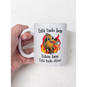 Caneca “Estou Bem, Está Tudo Ótimo” 250ml - Apenas 6,90€