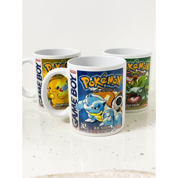 Caneca Pokémon – Red, Blue, Green ou Yellow - Apenas 7,90€