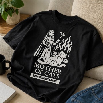 T-shirt "Mother of Cats" - Game of Thrones FanArt - Apenas 7,45€