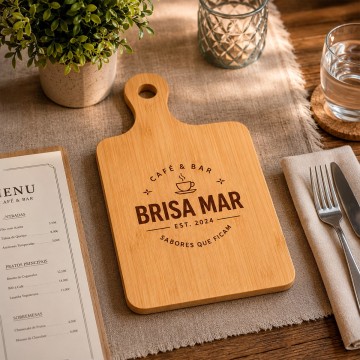 Tábua Personalizada com Gravação a Laser | 14x11cm - Apenas 5,90€