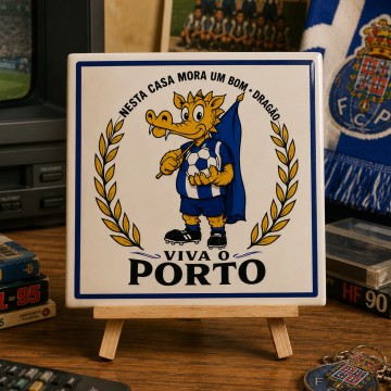 Azulejo Vintage FC Porto 15x15 | Nesta Casa Mora um Bom Dragão