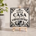 Azulejo Decorativo - Esta casa é Vimaranense / Vitoriana