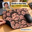 Mousepad Personalizado com a Tua Cara – 24x20 cm - Apenas 6,90€