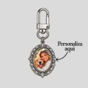 Porta-Chaves Personalizado com Foto - Medalhão Vintage - Apenas 3,90€